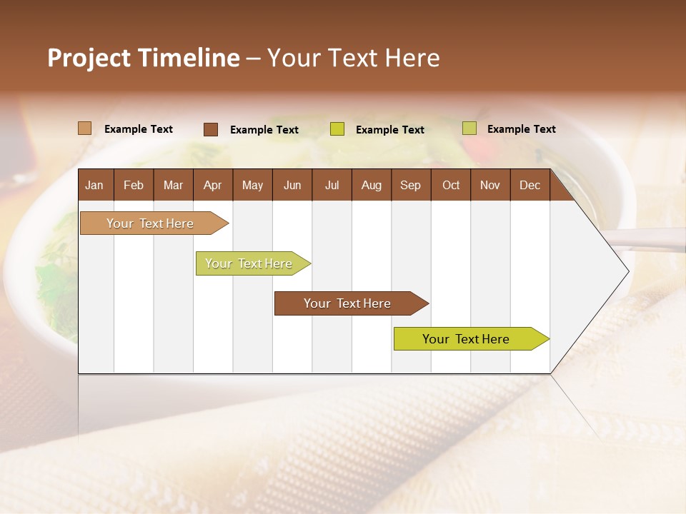 Spoon Spring Cuisine PowerPoint Template