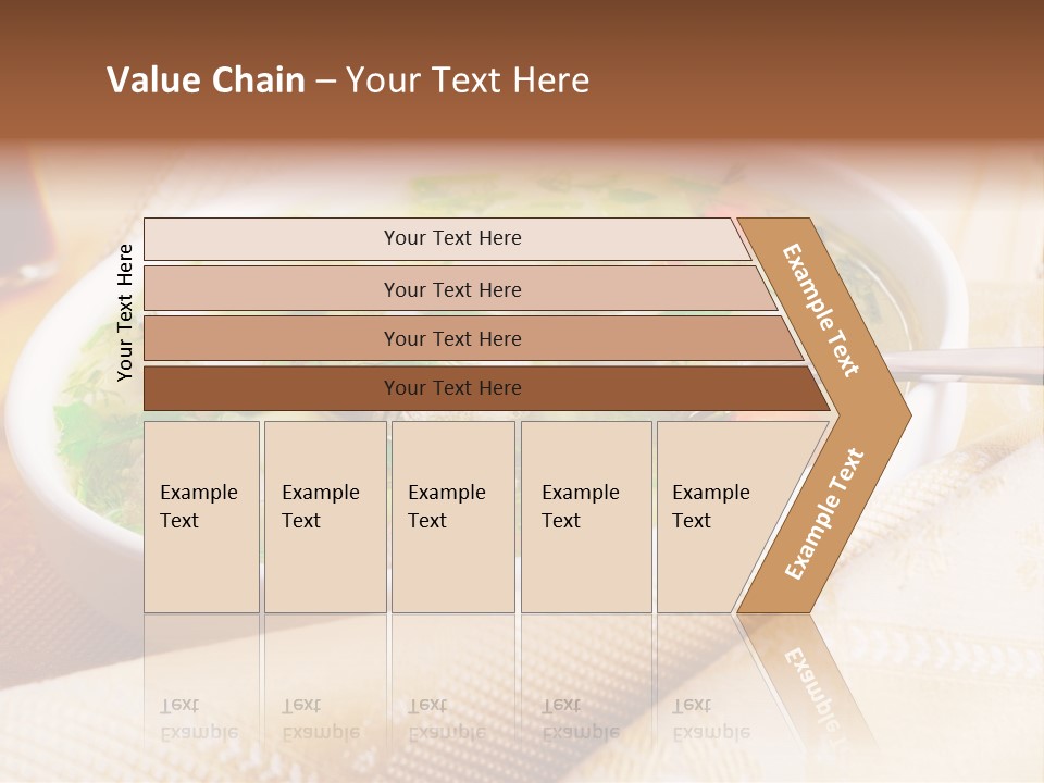 Spoon Spring Cuisine PowerPoint Template