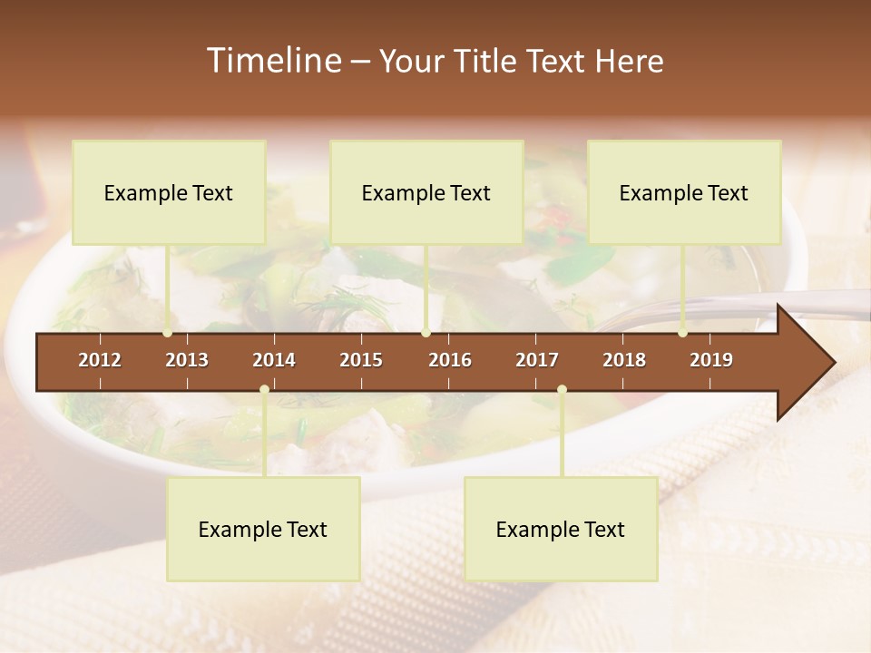 Spoon Spring Cuisine PowerPoint Template