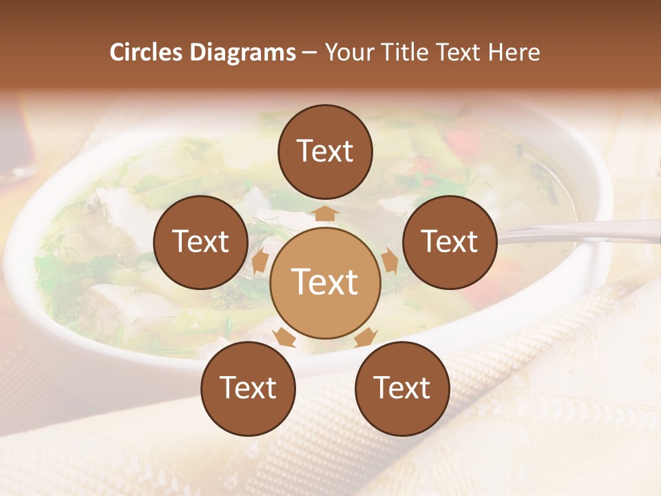 Spoon Spring Cuisine PowerPoint Template