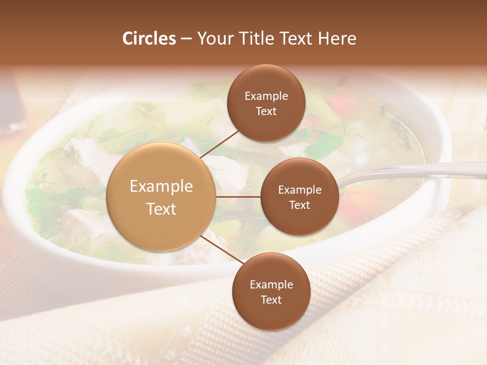 Spoon Spring Cuisine PowerPoint Template