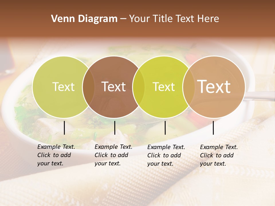 Spoon Spring Cuisine PowerPoint Template