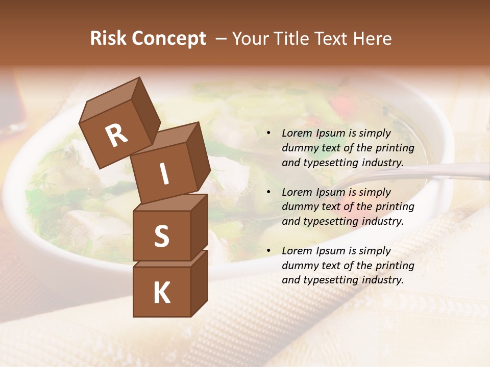 Spoon Spring Cuisine PowerPoint Template