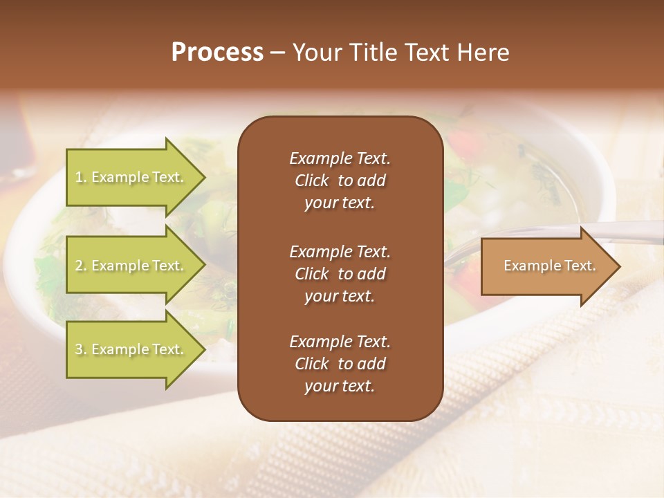 Spoon Spring Cuisine PowerPoint Template