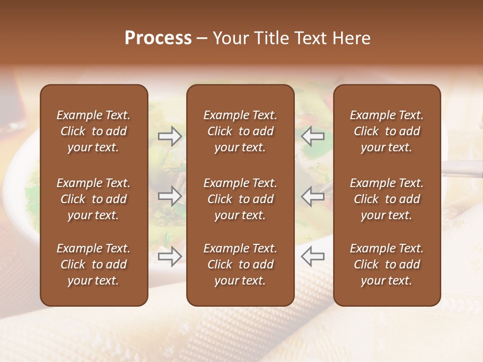 Spoon Spring Cuisine PowerPoint Template