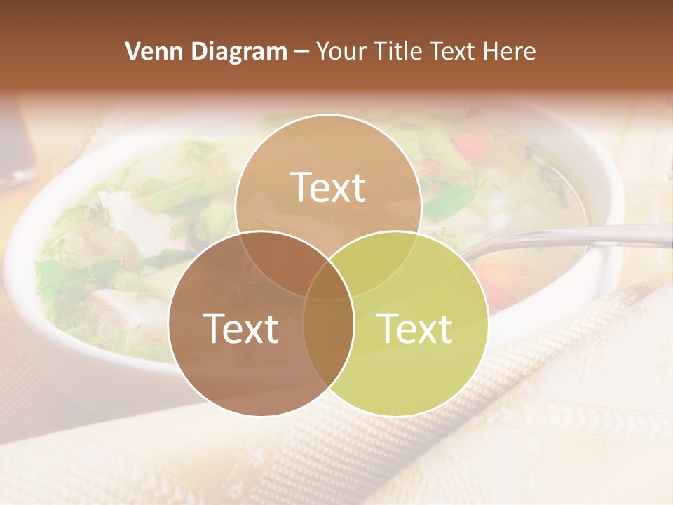 Spoon Spring Cuisine PowerPoint Template