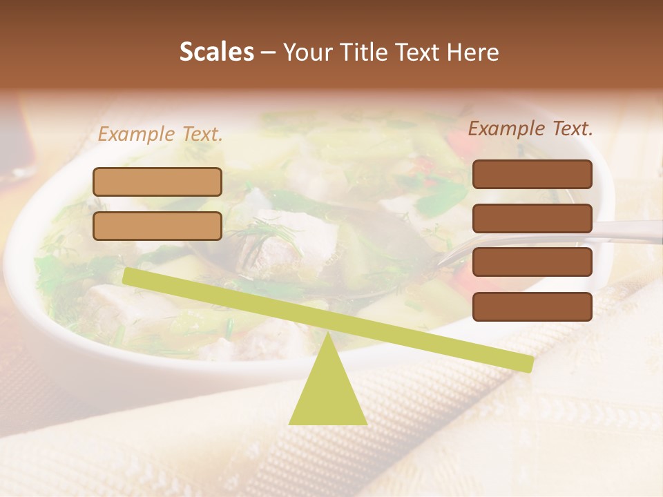 Spoon Spring Cuisine PowerPoint Template