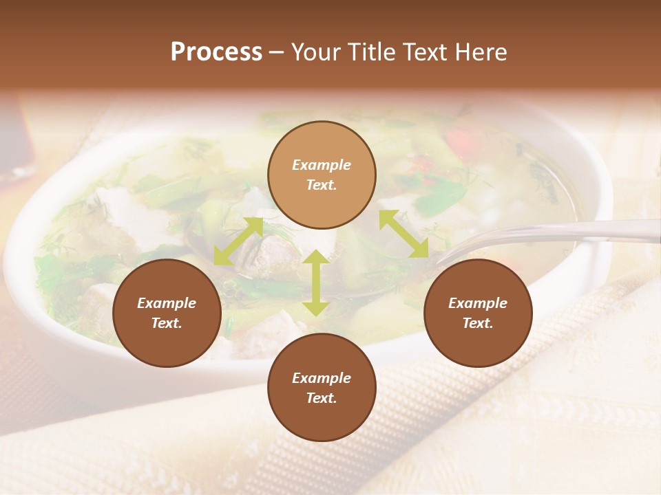 Spoon Spring Cuisine PowerPoint Template