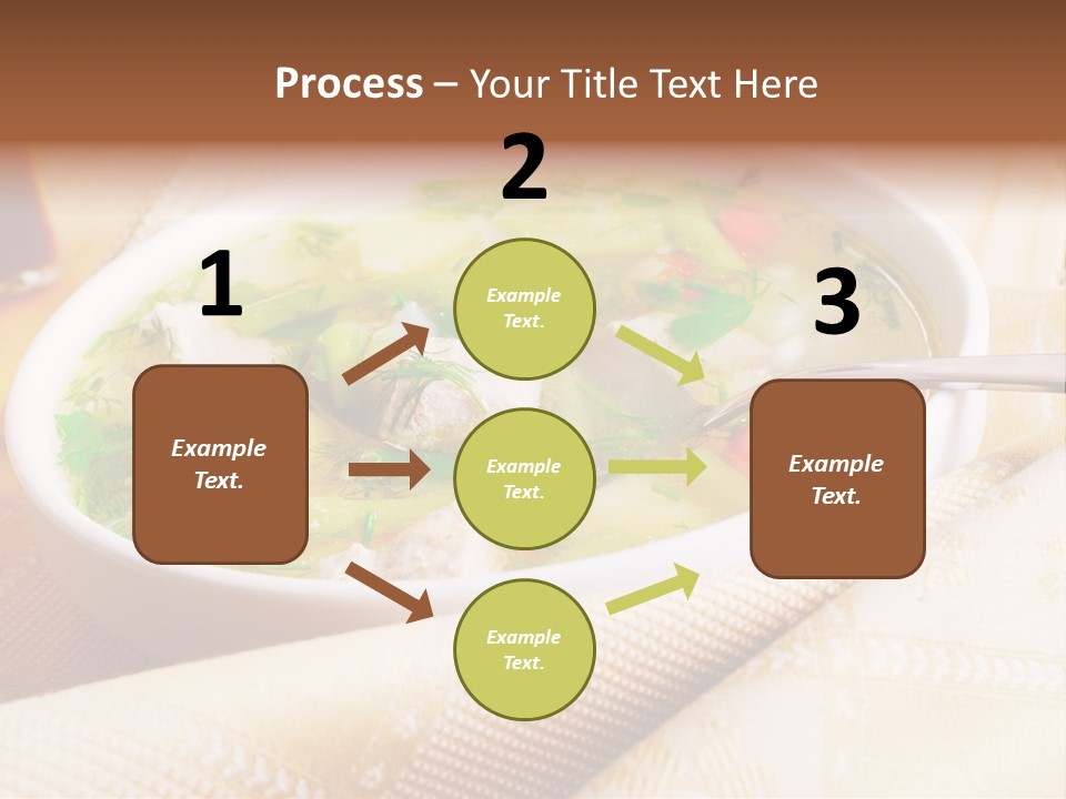 Spoon Spring Cuisine PowerPoint Template