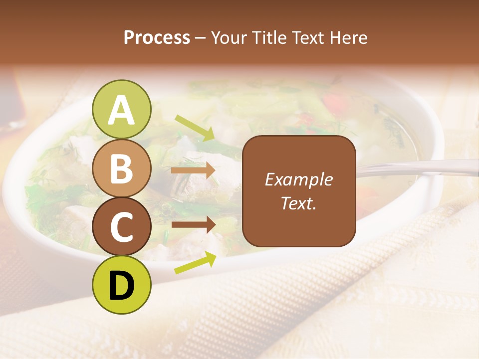 Spoon Spring Cuisine PowerPoint Template