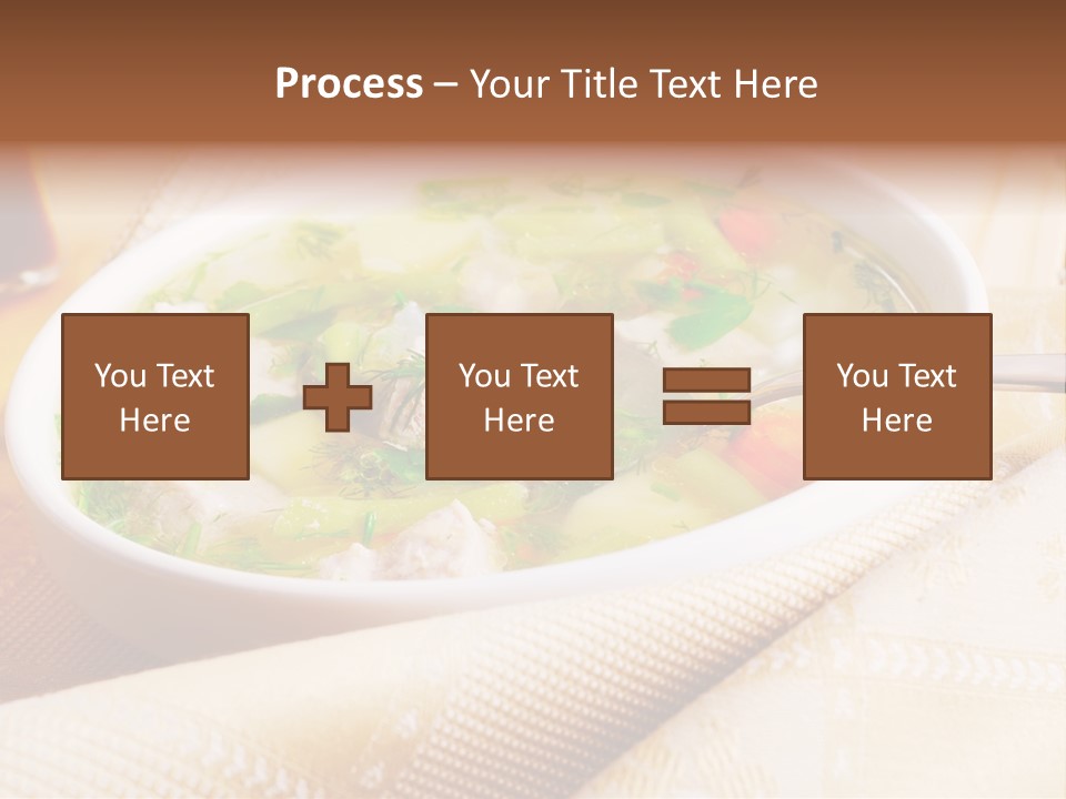 Spoon Spring Cuisine PowerPoint Template