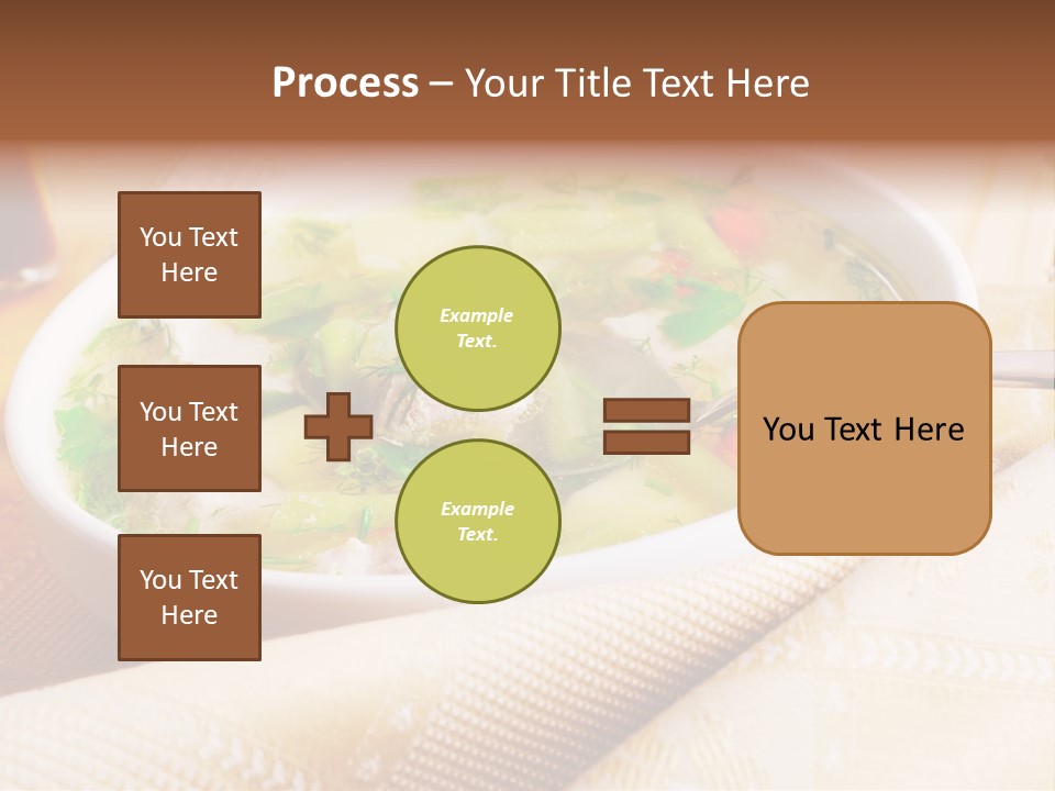 Spoon Spring Cuisine PowerPoint Template