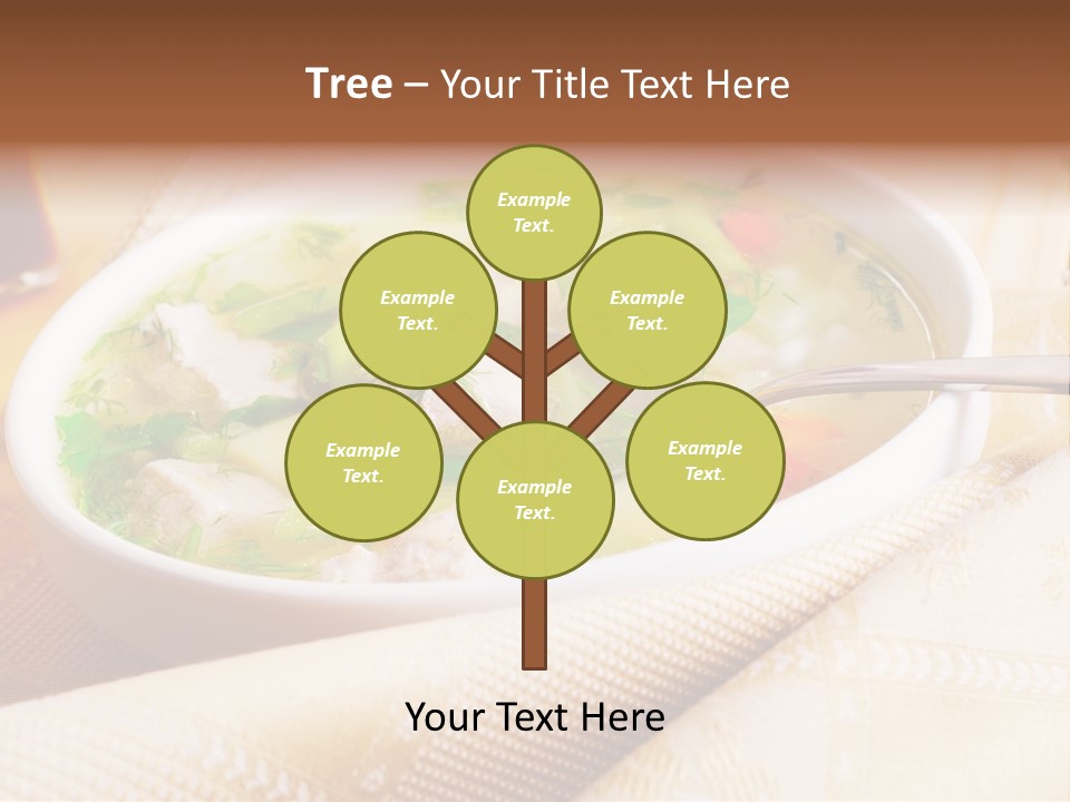Spoon Spring Cuisine PowerPoint Template