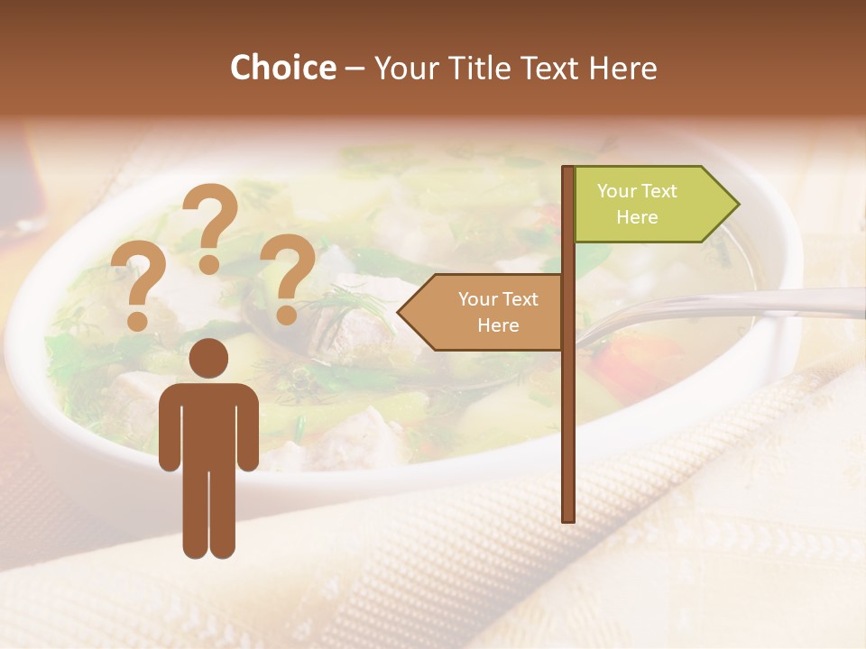 Spoon Spring Cuisine PowerPoint Template