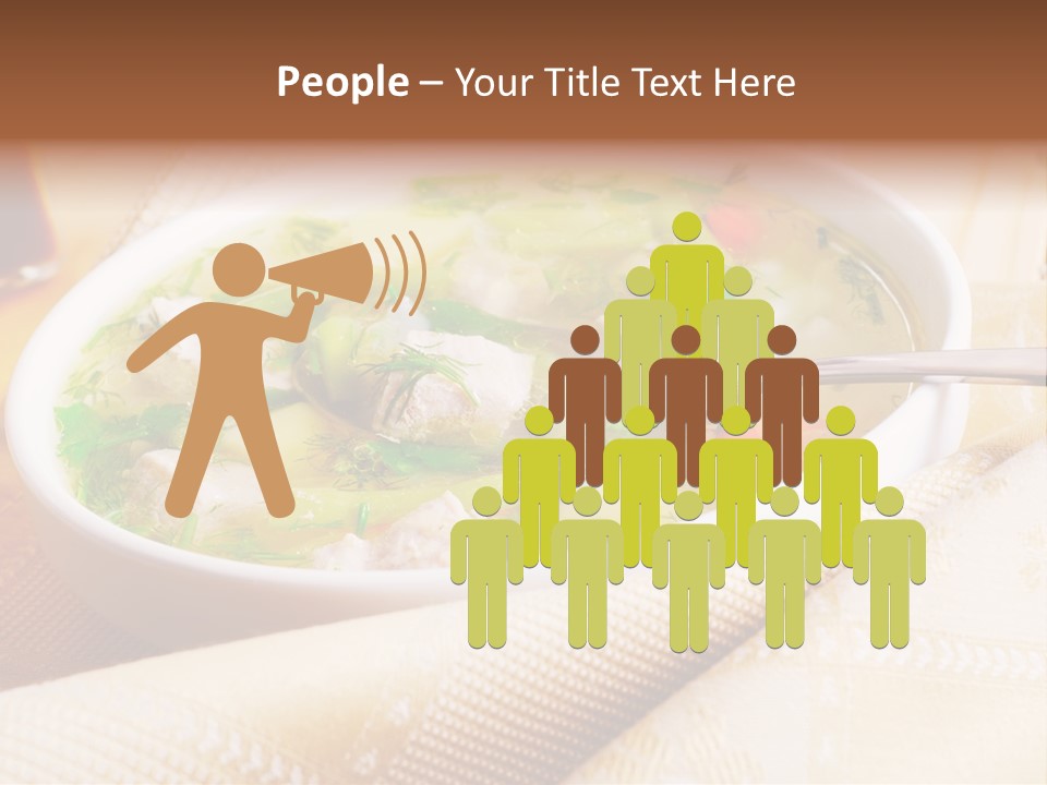 Spoon Spring Cuisine PowerPoint Template