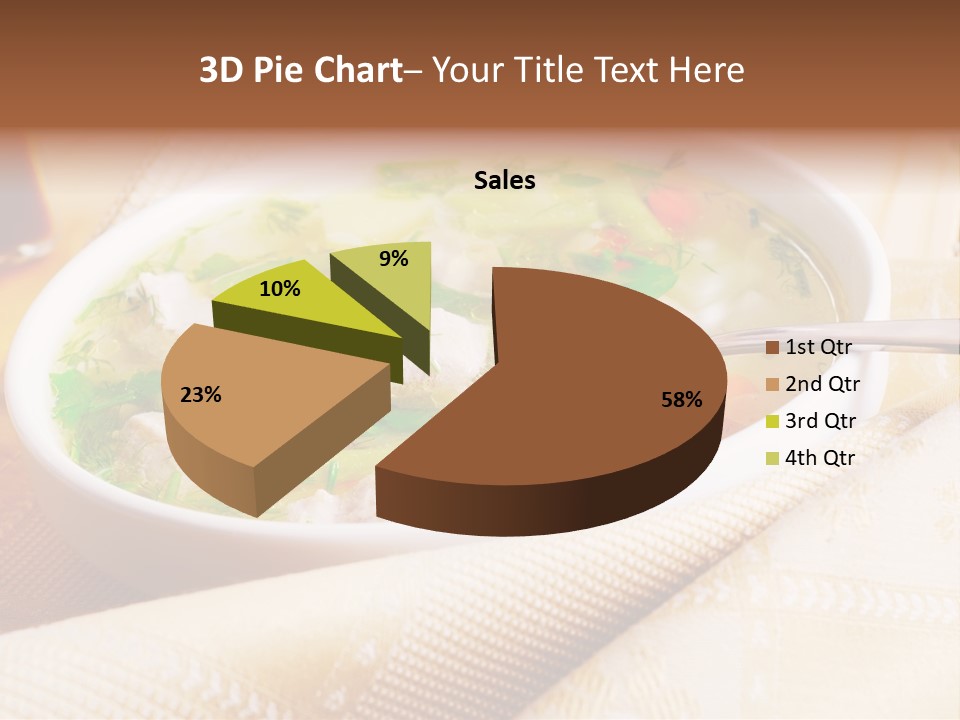 Spoon Spring Cuisine PowerPoint Template