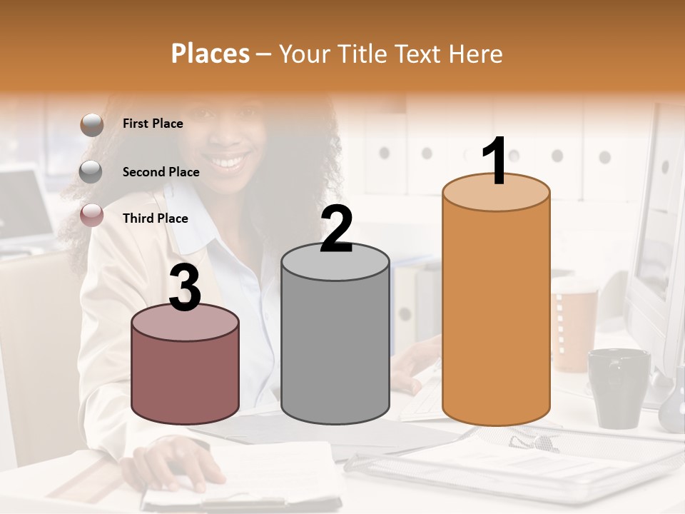 Writing Cheerful Black PowerPoint Template