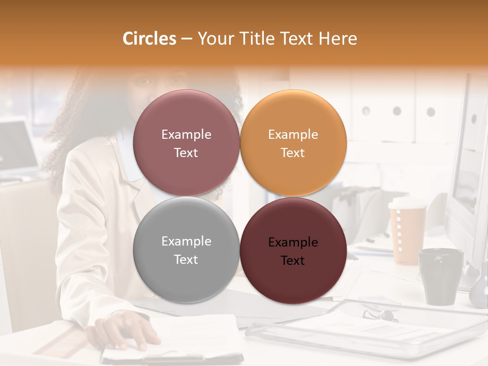 Writing Cheerful Black PowerPoint Template
