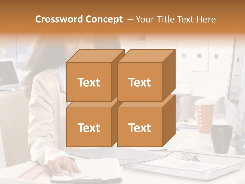Writing Cheerful Black PowerPoint Template