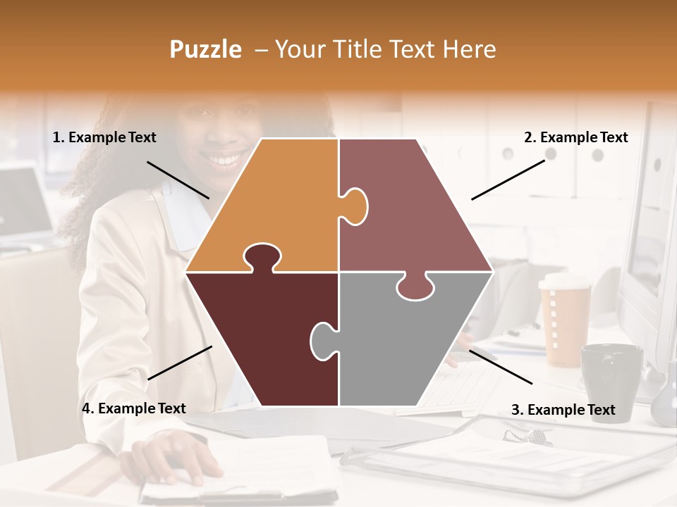 Writing Cheerful Black PowerPoint Template