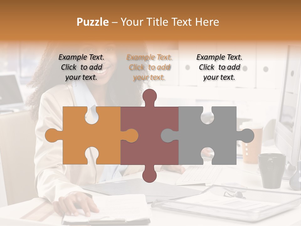 Writing Cheerful Black PowerPoint Template