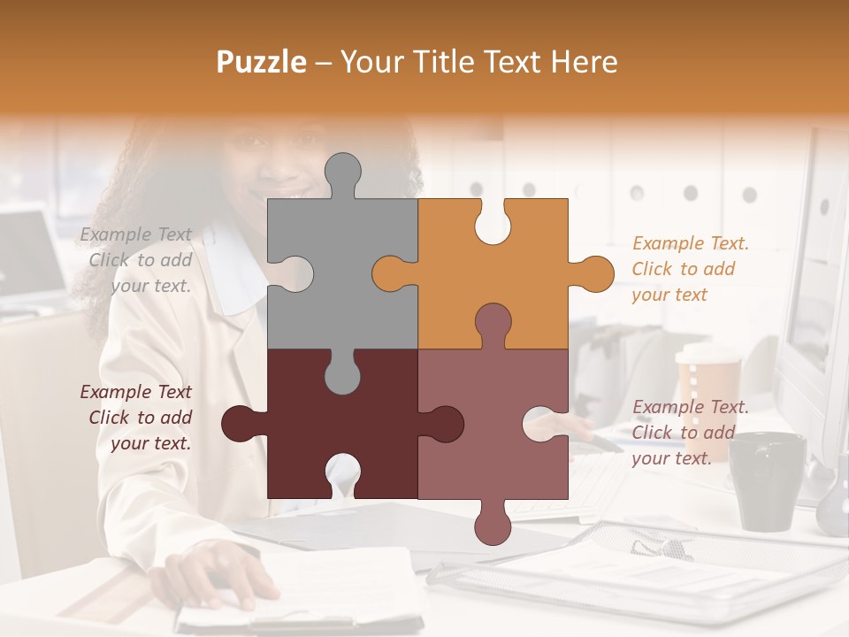 Writing Cheerful Black PowerPoint Template