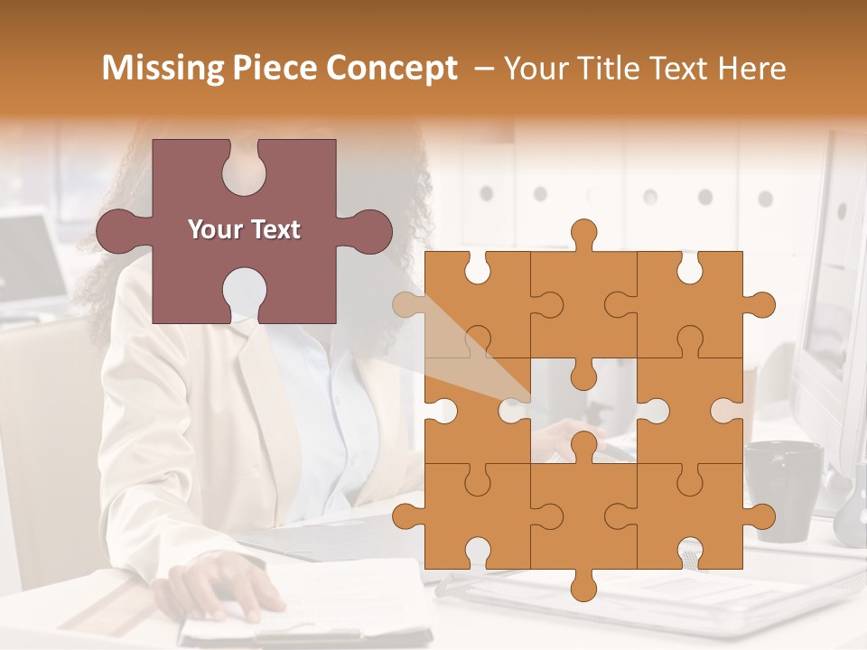 Writing Cheerful Black PowerPoint Template