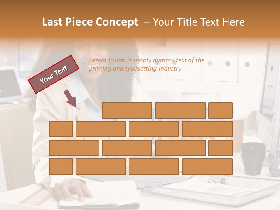 Writing Cheerful Black PowerPoint Template