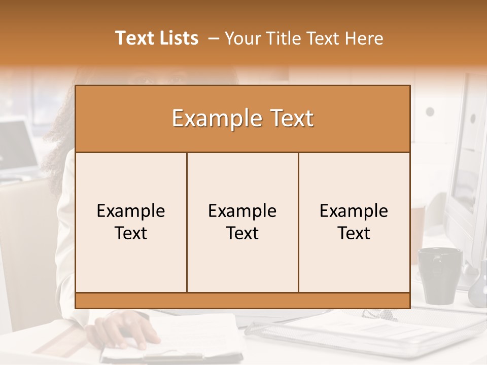 Writing Cheerful Black PowerPoint Template