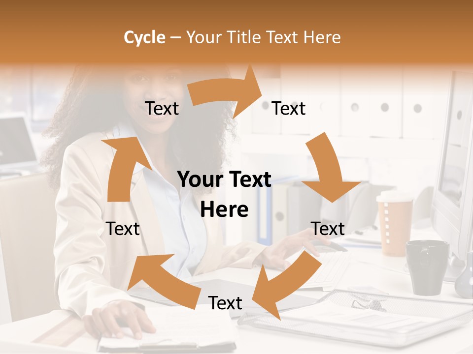 Writing Cheerful Black PowerPoint Template