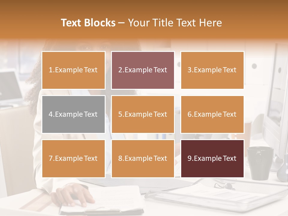 Writing Cheerful Black PowerPoint Template