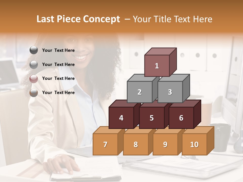 Writing Cheerful Black PowerPoint Template