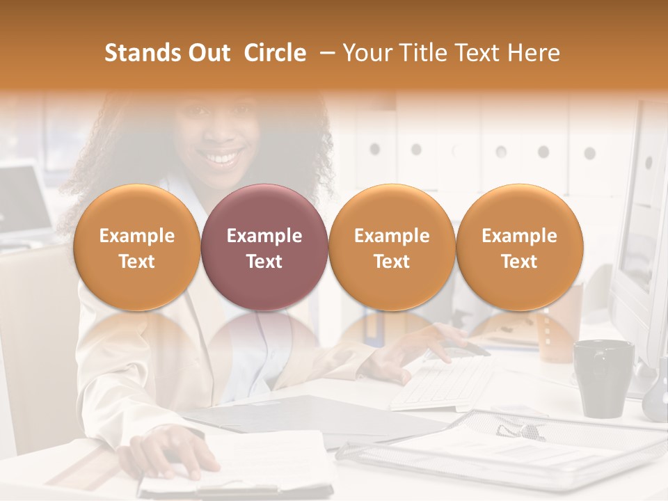 Writing Cheerful Black PowerPoint Template