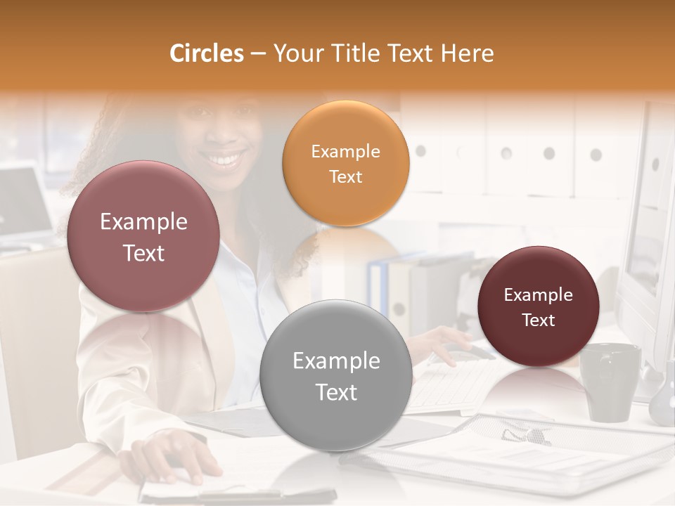 Writing Cheerful Black PowerPoint Template