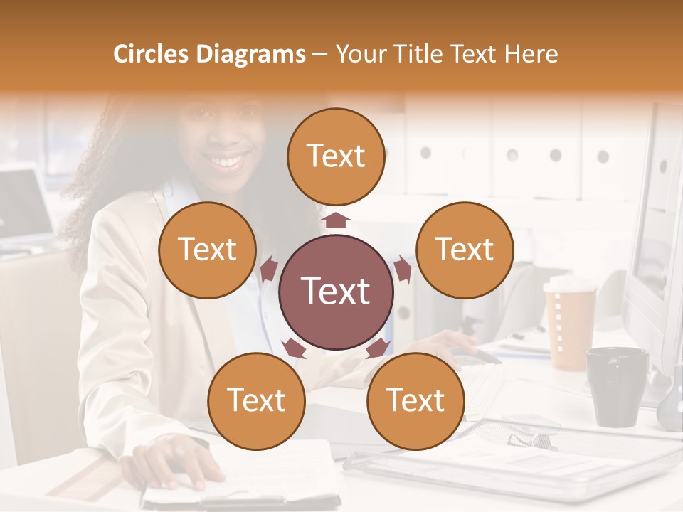 Writing Cheerful Black PowerPoint Template