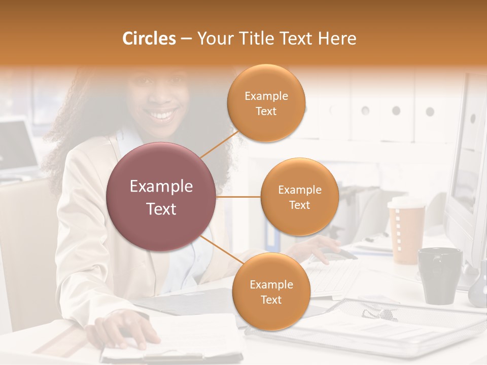 Writing Cheerful Black PowerPoint Template