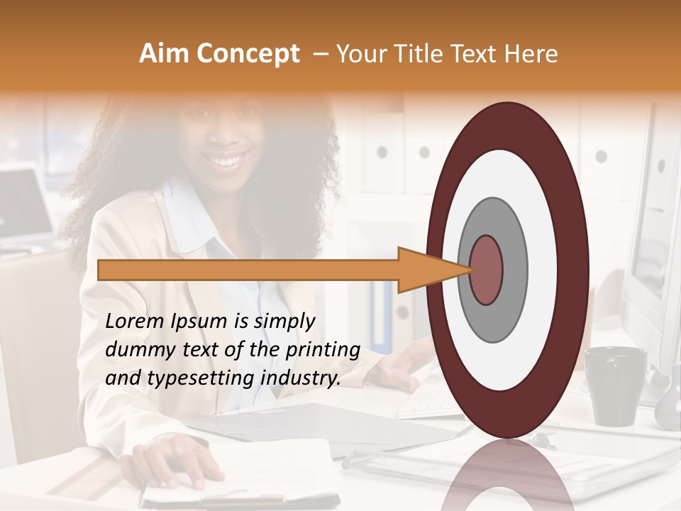 Writing Cheerful Black PowerPoint Template