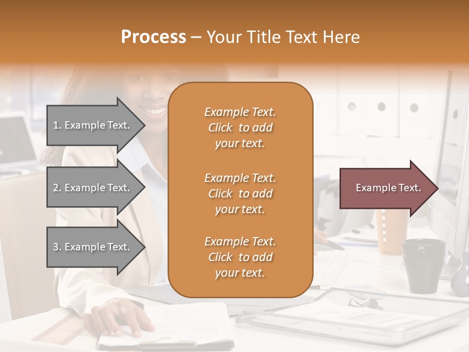 Writing Cheerful Black PowerPoint Template