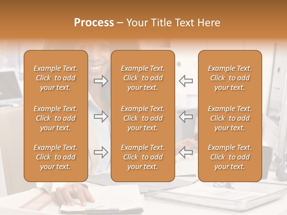 Writing Cheerful Black PowerPoint Template