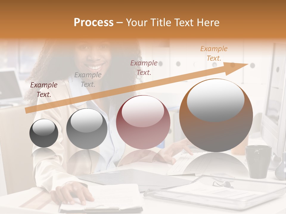 Writing Cheerful Black PowerPoint Template