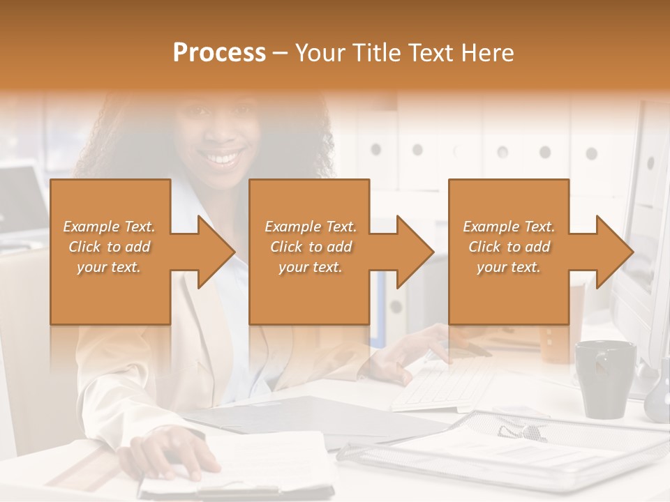 Writing Cheerful Black PowerPoint Template