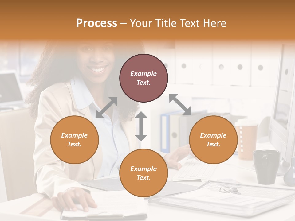 Writing Cheerful Black PowerPoint Template