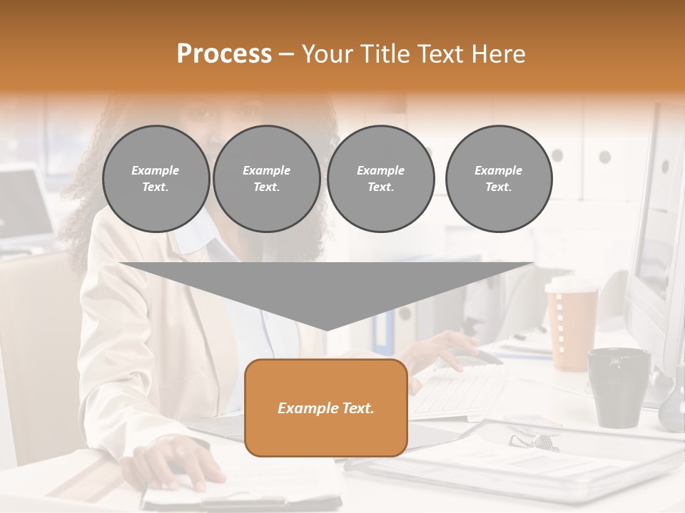 Writing Cheerful Black PowerPoint Template