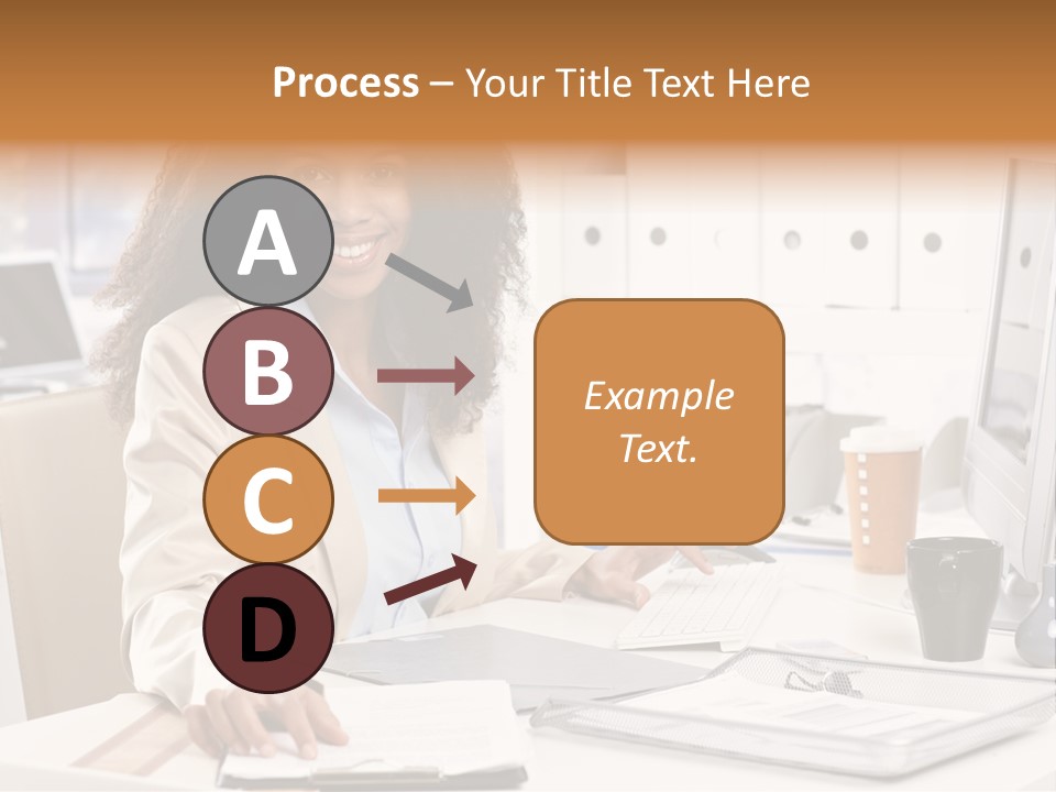 Writing Cheerful Black PowerPoint Template