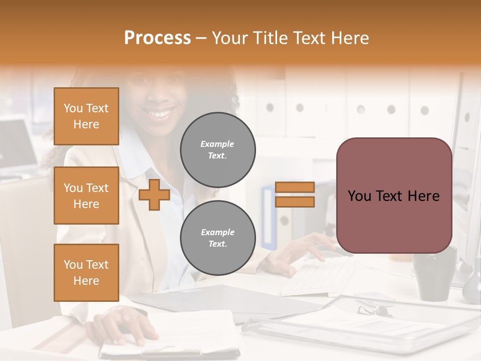 Writing Cheerful Black PowerPoint Template