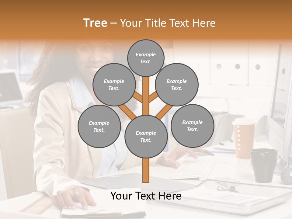 Writing Cheerful Black PowerPoint Template