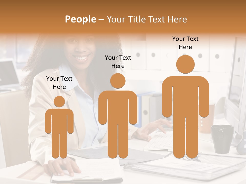 Writing Cheerful Black PowerPoint Template