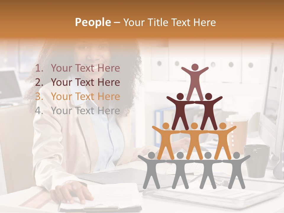 Writing Cheerful Black PowerPoint Template