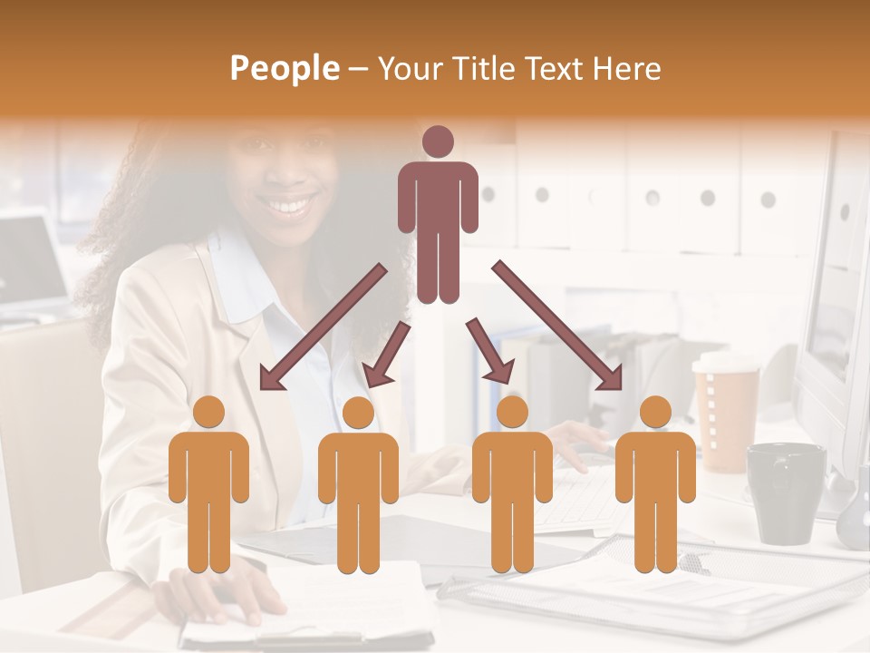 Writing Cheerful Black PowerPoint Template