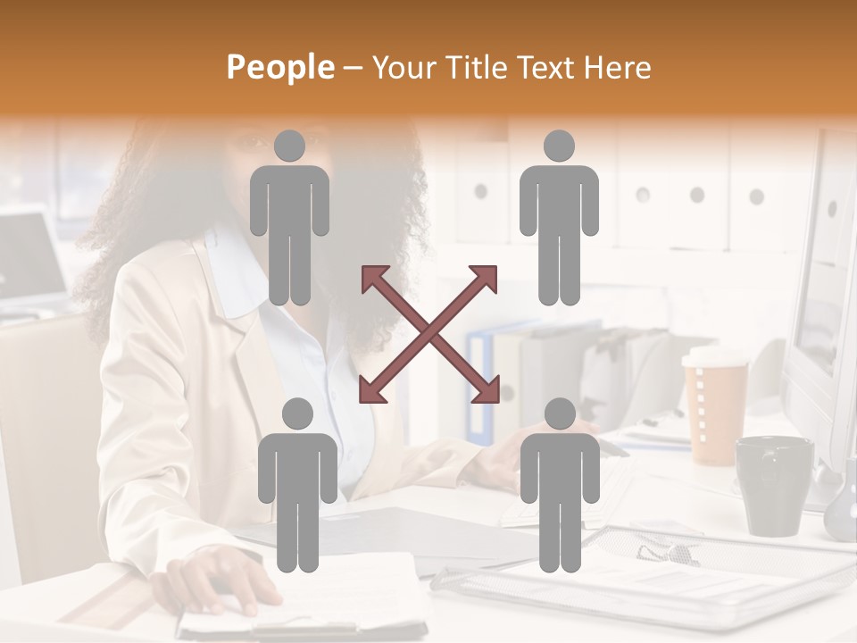 Writing Cheerful Black PowerPoint Template